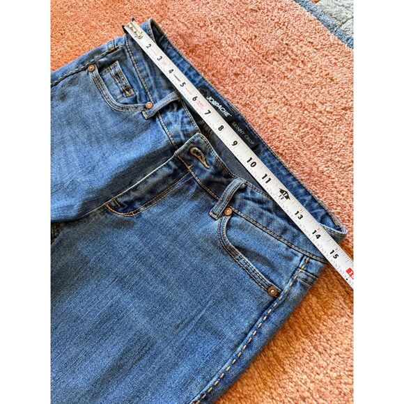 Jordache Skinny Stretch Crop Jeans Size 6 Blue Denim - Picture 3 of 9
